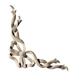 Pearlworks - CE-120D - Approx. 16" x 16"x 1" Ribbon corners.