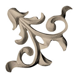 Pearlworks - CE-134A - Approx. 2" x 2" x 3/8" Crest and swag.