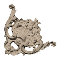 Pearlworks - CE-136 - Approx. 3-3/4" x 3-3/4" x 1/2" Leaf with backing.