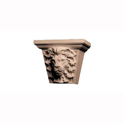 Pearlworks - KS3-2 - Approx. 6-1/2" x 5-1/4" x 3-1/4" Lion's face. Designed to fit MLD-182 or MLD-183.