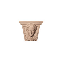Pearlworks - KS4-4 - Approx. 7-3/4" x 6-3/4" x 3-3/4" Woman's face. Designed to fit MLD-184.