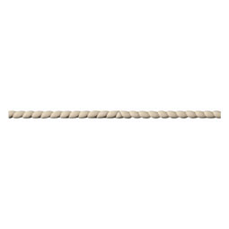 Pearlworks - MLD-100 - Approx. 5/8" x 1/4" x 10' Bi-directional rope 11-3/4" repeat. Minimum radius 6" on edge-8" on arch. (Price/Lineal Foot. 5 Foot Minimum)
