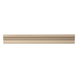 Pearlworks - MLD-173 - Approx. 2" x 1" x 10' Rabbeted panel moulding. Minimum Rad. 41" on edge 60" on arch.