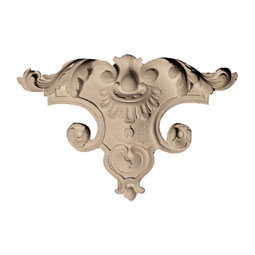 Pearlworks - OL-118A - Approx. 7-1/2" x 5" x 1" Leaf and crest.