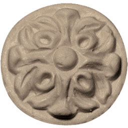 Pearlworks - ROST-124 - Approx. 1-1/4" Dia. x 1/2" Flower with Backing Round Rosette