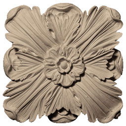 Pearlworks - ROST-134 - Approx. 7" x 7" x 1" Floret Square Rosette