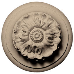 Pearlworks - ROST-166 - Approx. 2-1/2" Dia. x 1-1/4" Flower on Heavy Backing Round Rosette