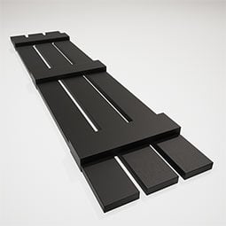 Mid-America - LS3S - Lifetime Vinyl, Standard Three Board Spaced, Board-n-Batten Shutters, w/Installation Shutter-Lok's & Matching Screws (Per Pair)