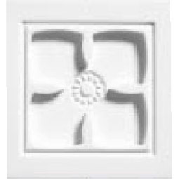 Spectis Moulders Inc. - CR441 - 4 7/8"W x 1"P Square Rosette, Urethane