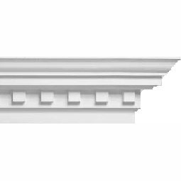 Spectis Moulders Inc. - MD1003 - 17 3/4"H x 11 5/16"P Crown Moulding, 12' 0"Length, Urethane