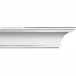 Spectis Moulders Inc. - MD1021 - 6 1/4"H x 6 1/4"P Crown Moulding, 12' 0" Length, Urethane