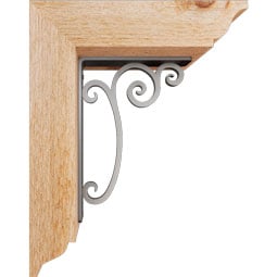 Ekena Millwork - BKTIAV01 - Avery Traditional Ironcrest Rustic Timber Wood Bracket