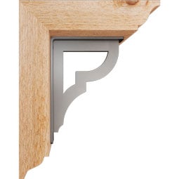 Ekena Millwork - BKTIBR01 - Bradford Traditional Ironcrest Rustic Timber Wood Bracket