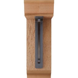 Ekena Millwork - BKTICR01 - Crawley Traditional Ironcrest Rustic Timber Wood Bracket