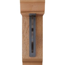 Ekena Millwork - BKTIDA01 - Damon Traditional Ironcrest Rustic Timber Wood Bracket