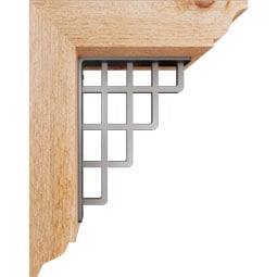 Ekena Millwork - BKTIDI01 - Diane Traditional Ironcrest Rustic Timber Wood Bracket