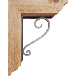 Ekena Millwork - BKTIED01 - Edwards Traditional Ironcrest Rustic Timber Wood Bracket