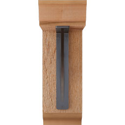 Ekena Millwork - BKTIGL01 - Galveston Traditional Ironcrest Rustic Timber Wood Bracket
