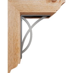Ekena Millwork - BKTIMI01 - Miller Traditional Ironcrest Rustic Timber Wood Bracket