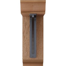 Ekena Millwork - BKTINE01 - Nevio Traditional Ironcrest Rustic Timber Wood Bracket