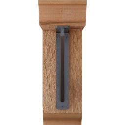 Ekena Millwork - BKTITR01 - Traditional Traditional Ironcrest Rustic Timber Wood Bracket