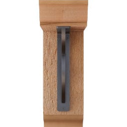 Ekena Millwork - BKTIVE01 - Versailles Traditional Ironcrest Rustic Timber Wood Bracket