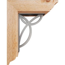 Ekena Millwork - BKTIVE01 - Versailles Traditional Ironcrest Rustic Timber Wood Bracket