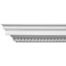 Spectis Moulders Inc. - MD1179 - 7 1/4"H x 6"P, 3/4" Dentil, Dentil Crown Moulding, 12' 0" Length, Urethane