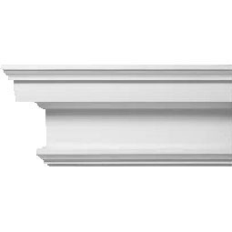 Spectis Moulders Inc. - MD1192 - 19 1/8"H x 9"P Assembled Fascia Moulding, 12' 0" Length, Urethane