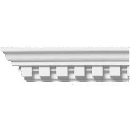 Spectis Moulders Inc. - MD1218 - 4"H x 3 1/8"P, 1 1/2" Dentil, Dentil Crown Moulding, 12' 0" Length, Urethane