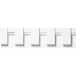 Spectis Moulders Inc. - MD1243 - 7"H x 1 3/16"P, 2 7/8" x 5 5/8" Dentil, Dentil Standard Moulding, 12' 0" Length, Urethane