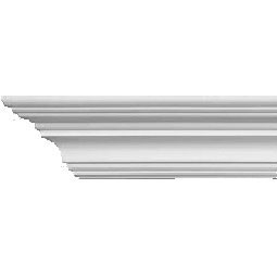 Spectis Moulders Inc. - MD1324 - 5 1/2"H x 5 3/4"P Crown Moulding, 8' 0" Length, Urethane