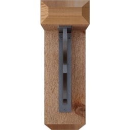 Ekena Millwork - BKTIBR04 - Bradford Craftsman Ironcrest Rustic Timber Wood Bracket