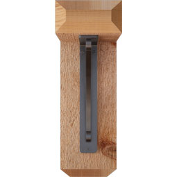 Ekena Millwork - BKTICR04 - Crawley Craftsman Ironcrest Rustic Timber Wood Bracket