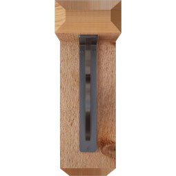 Ekena Millwork - BKTIDA04 - Damon Craftsman Ironcrest Rustic Timber Wood Bracket