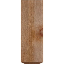 Ekena Millwork - BKTIDA04 - Damon Craftsman Ironcrest Rustic Timber Wood Bracket
