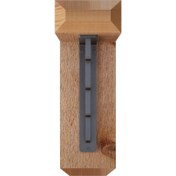 Ekena Millwork - BKTIDI04 - Diane Craftsman Ironcrest Rustic Timber Wood Bracket