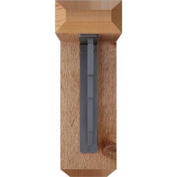 Ekena Millwork - BKTIER04 - Eris Craftsman Ironcrest Rustic Timber Wood Bracket
