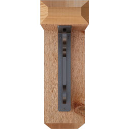 Ekena Millwork - BKTIFL04 - Fleur De Lis Craftsman Ironcrest Rustic Timber Wood Bracket