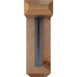 Ekena Millwork - BKTIGL04 - Galveston Craftsman Ironcrest Rustic Timber Wood Bracket