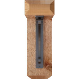 Ekena Millwork - BKTILE04 - Legacy Craftsman Ironcrest Rustic Timber Wood Bracket