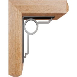 Ekena Millwork - BKTIMA04 - Maria Craftsman Ironcrest Rustic Timber Wood Bracket