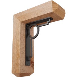 Ekena Millwork - BKTIMA04 - Maria Craftsman Ironcrest Rustic Timber Wood Bracket