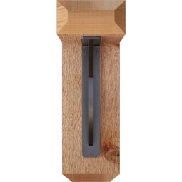 Ekena Millwork - BKTIMI04 - Miller Craftsman Ironcrest Rustic Timber Wood Bracket