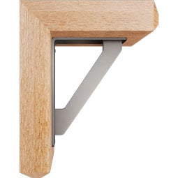 Ekena Millwork - BKTITR04 - Traditional Craftsman Ironcrest Rustic Timber Wood Bracket