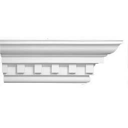 Spectis Moulders Inc. - MD1517 - 18"H x 16"P, 4" Dentil, Dentil Crown Moulding, 12' 0" Length, Urethane