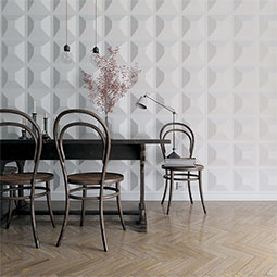 Ekena Millwork - WPDI - 11 7/8"W x 11 7/8"H Diane EnduraWall Decorative 3D Wall Panel