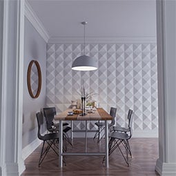 Ekena Millwork - WPSK - 11 7/8"W x 11 7/8"H Sellek EnduraWall Decorative 3D Wall Panel