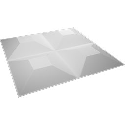 Ekena Millwork - WPFO - 19 5/8"W x 19 5/8"H Foster EnduraWall Decorative 3D Wall Panel