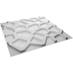 Ekena Millwork - WPDU - 19 5/8"W x 19 5/8"H Dublin EnduraWall Decorative 3D Wall Panel